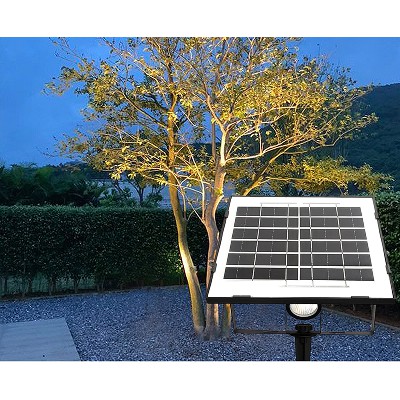 Solar tree lighting