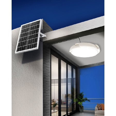 Solar ceiling light